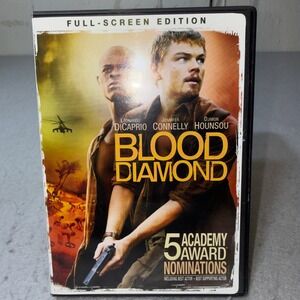 Blood Diamond DVD Full Screen Edition Leonardo DiCaprio Jennifer Connelly 2006